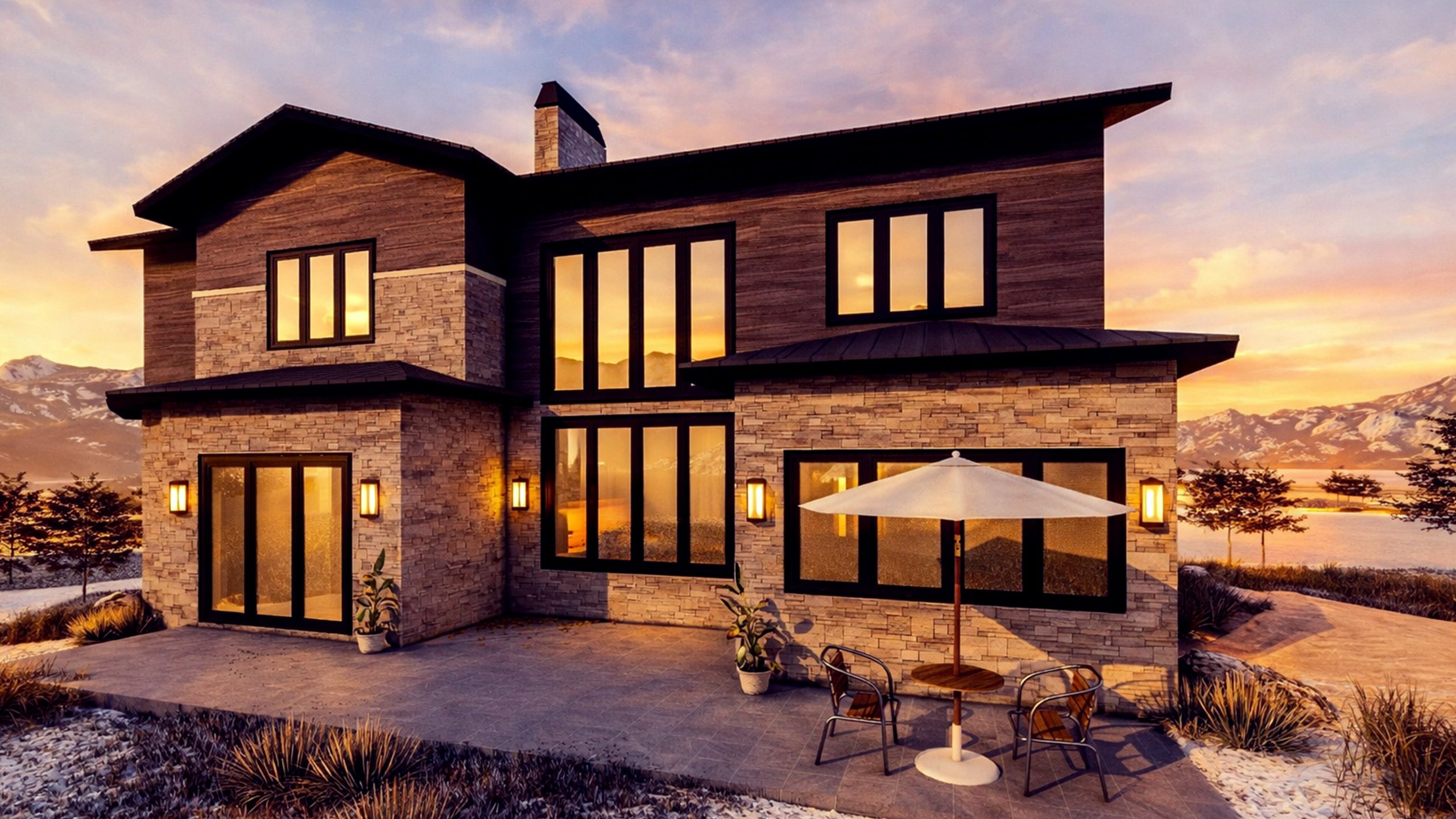 ruby lune pers bac sunset